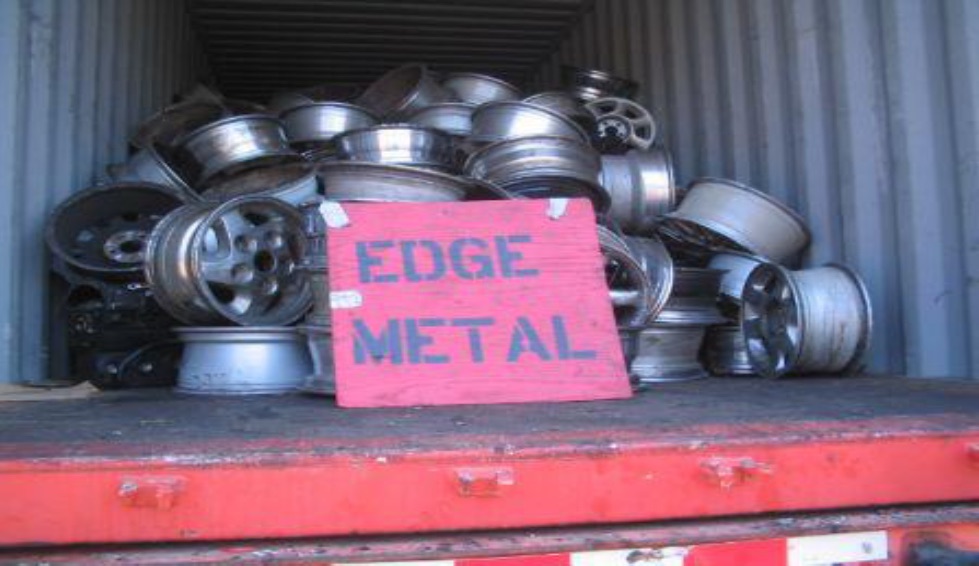 Scrap metal recycling yard